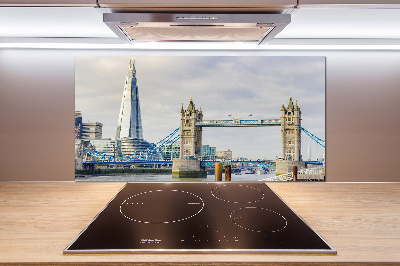 Pannello paraschizzi cucina con motivo Tamigi di Londra