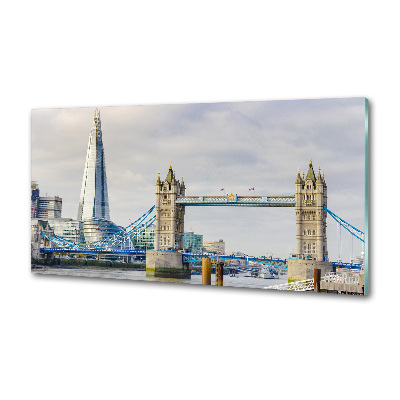 Pannello paraschizzi cucina con motivo Tamigi di Londra