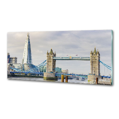 Pannello paraschizzi cucina con motivo Tamigi di Londra