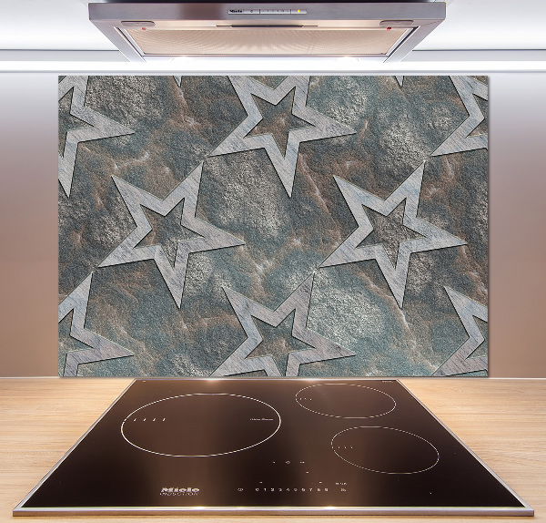 Pannello paraschizzi cucina con motivo Stelle di pietra