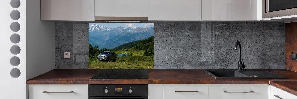 Pannello retrocucina con motivo di veicolo fuoristrada