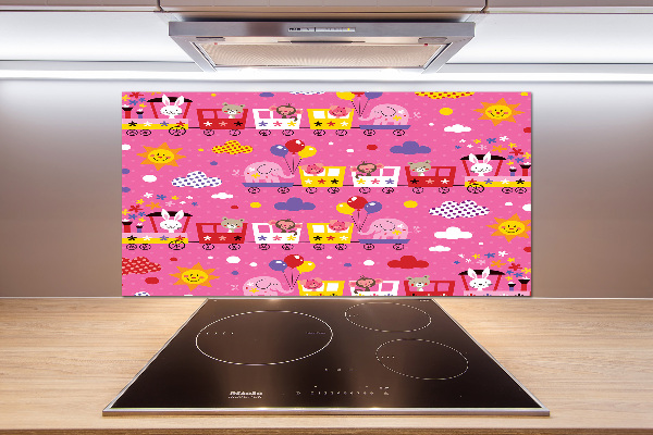 Pannello paraschizzi cucina con motivo 