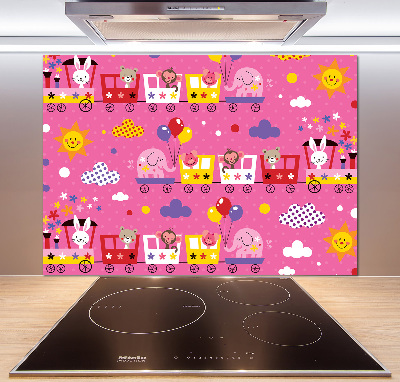 Pannello paraschizzi cucina con motivo 