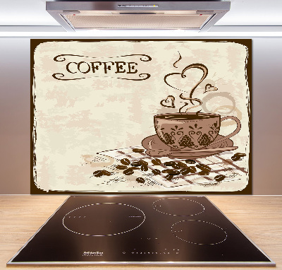 Rivestimento parete cucina in finitura caffè aromatico