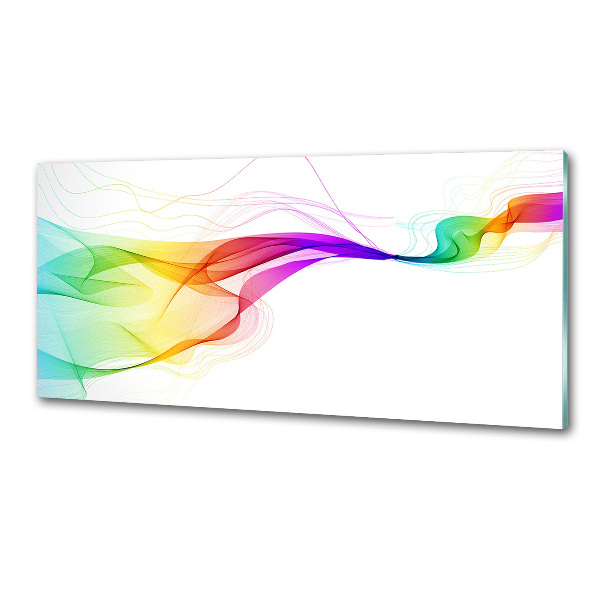 Pannello paraschizzi cucina con motivo astratto colorato