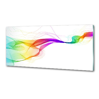 Pannello paraschizzi cucina con motivo astratto colorato