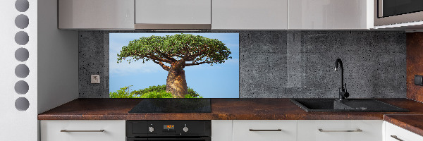 Pannello retrocucina con motivo Baobab