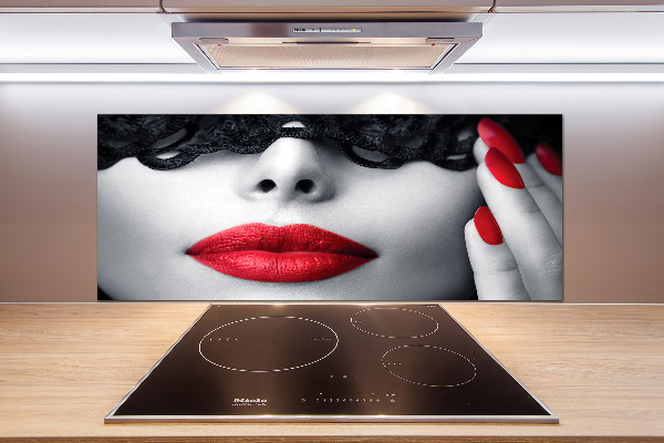 Pannello paraschizzi cucina con motivo a pizzo