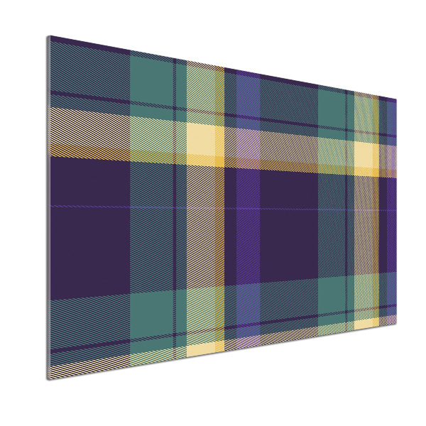 Rivestimento parete cucina con trama a scacchiera