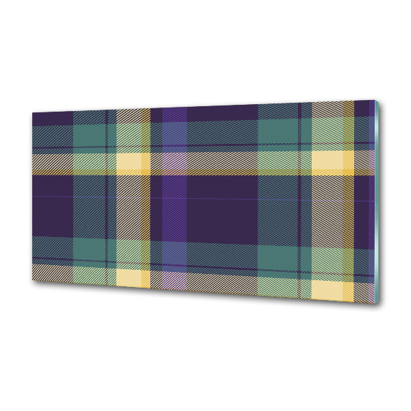 Rivestimento parete cucina con trama a scacchiera