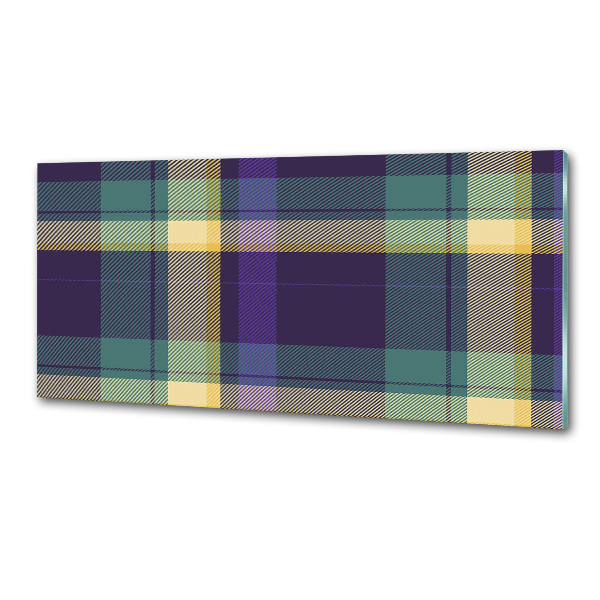 Rivestimento parete cucina con trama a scacchiera