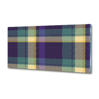 Rivestimento parete cucina con trama a scacchiera