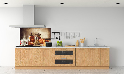 Rivestimento parete cucina con motivo Colazione per area cucina