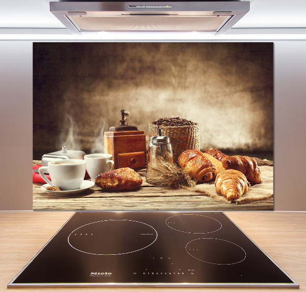 Rivestimento parete cucina con motivo Colazione per area cucina