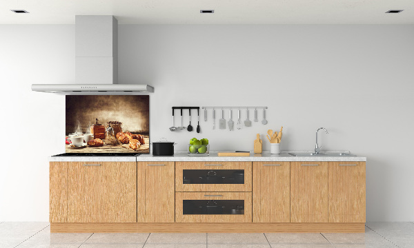 Rivestimento parete cucina con motivo Colazione per area cucina