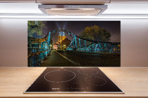 Pannello paraschizzi cucina con stampa del Ponte degli Innamorati