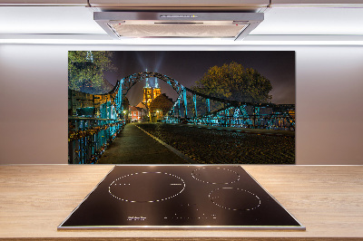 Pannello paraschizzi cucina con stampa del Ponte degli Innamorati