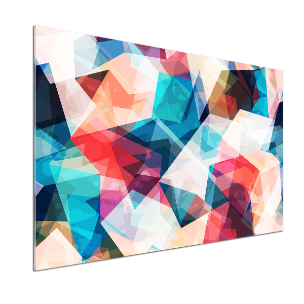 Pannello retrocucina con motivo a mosaico astratto