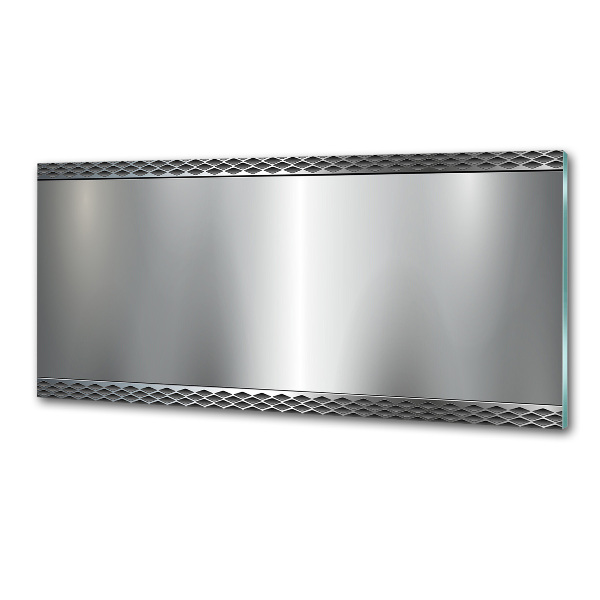 Pannello paraschizzi cucina con motivo a sfondo metallico