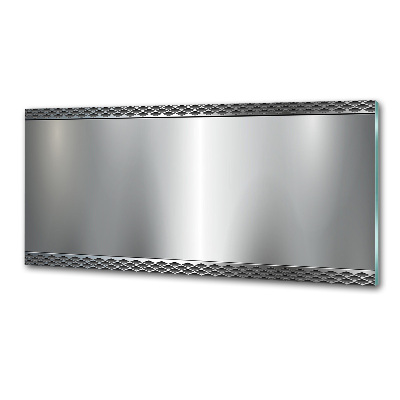 Pannello paraschizzi cucina con motivo a sfondo metallico