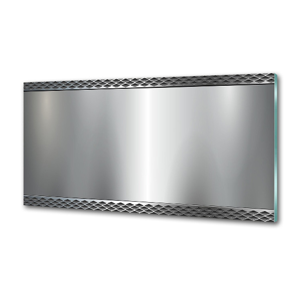 Pannello paraschizzi cucina con motivo a sfondo metallico