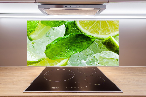 Rivestimento parete cucina in finitura lime con effetto ghiaccio