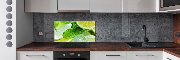 Rivestimento parete cucina in finitura lime con effetto ghiaccio