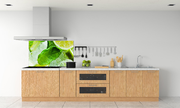 Rivestimento parete cucina in finitura lime con effetto ghiaccio
