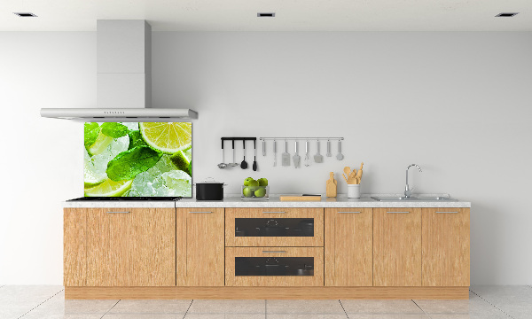 Rivestimento parete cucina in finitura lime con effetto ghiaccio