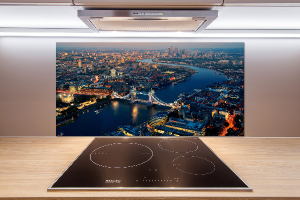 Pannello retrocucina con stampa panoramica di Londra vista dall'alto