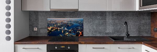 Pannello retrocucina con stampa panoramica di Londra vista dall'alto