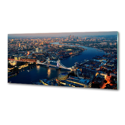 Pannello retrocucina con stampa panoramica di Londra vista dall'alto