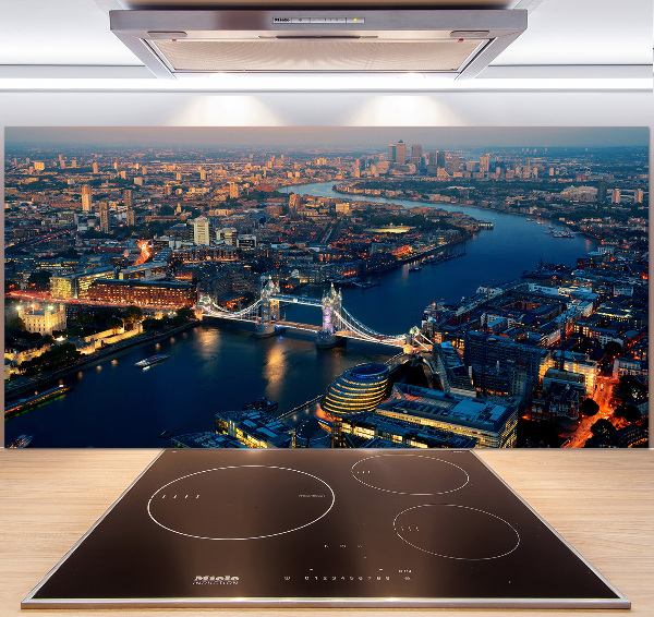 Pannello retrocucina con stampa panoramica di Londra vista dall'alto