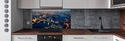 Pannello retrocucina con stampa panoramica di Londra vista dall'alto