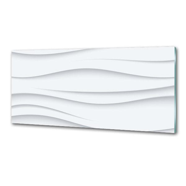 Pannello paraschizzi cucina con motivo a onde astratte