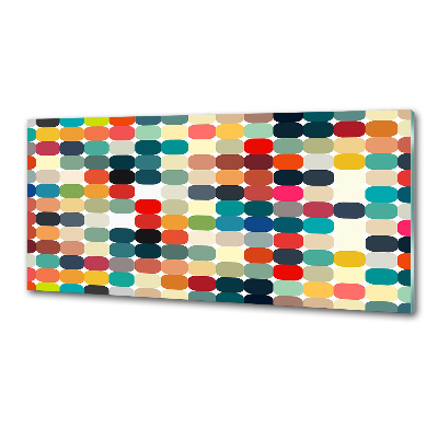 Rivestimento parete cucina con motivo geometrico come sfondo