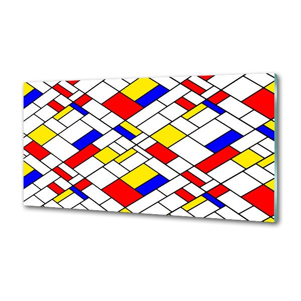 Pannello retrocucina con motivo astratto