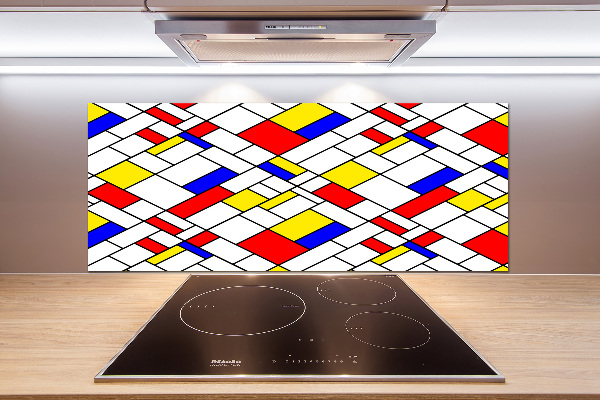 Pannello retrocucina con motivo astratto