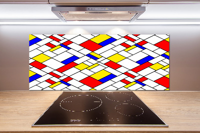 Pannello retrocucina con motivo astratto