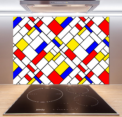 Pannello retrocucina con motivo astratto