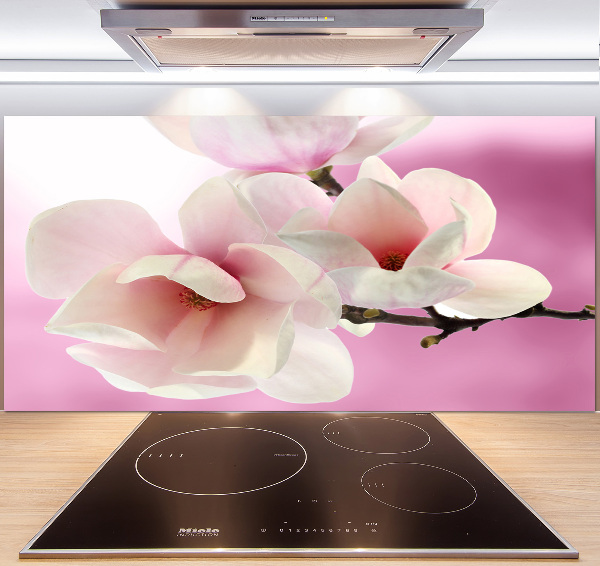 Pannello retrocucina in finitura magnolia