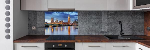Rivestimento parete cucina con motivo Tamigi di Londra