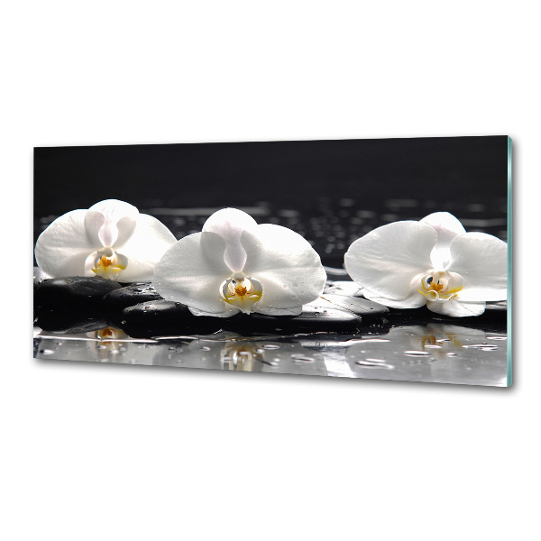 Pannello retrocucina con motivo orchidea