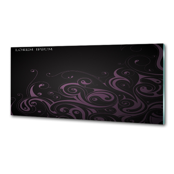 Pannello retrocucina con ornamenti decorativi