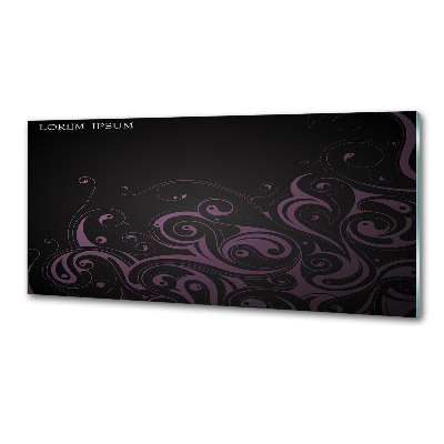 Pannello retrocucina con ornamenti decorativi