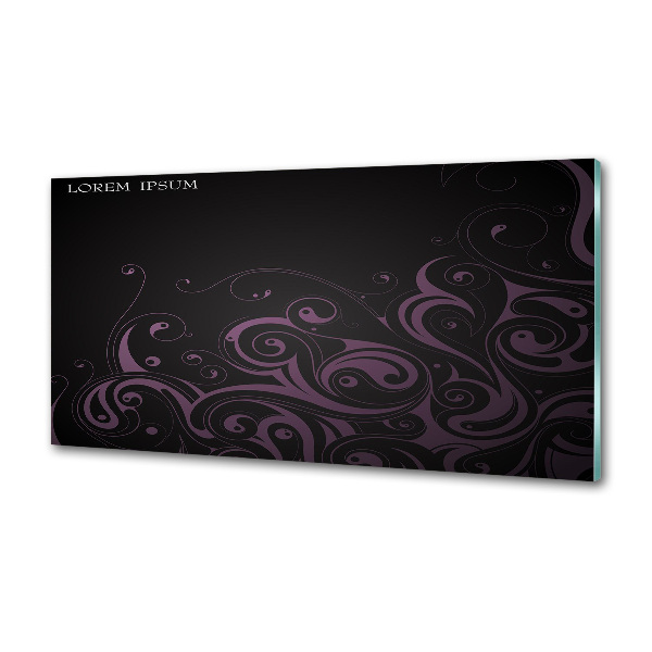 Pannello retrocucina con ornamenti decorativi