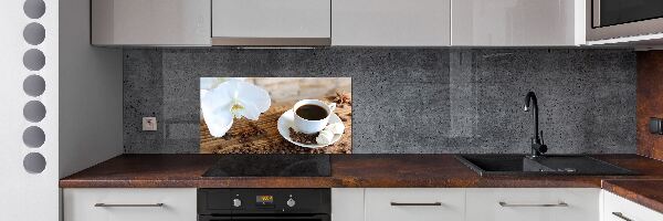 Pannello retrocucina con stampa raffigurante una tazza di caffè