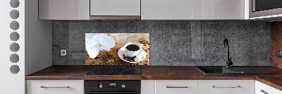 Pannello retrocucina con stampa raffigurante una tazza di caffè