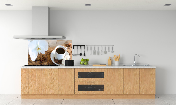 Pannello retrocucina con stampa raffigurante una tazza di caffè