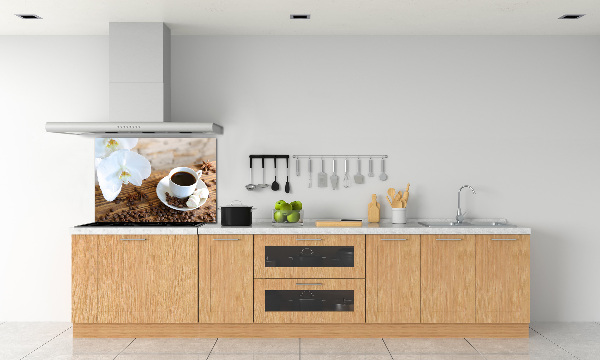 Pannello retrocucina con stampa raffigurante una tazza di caffè
